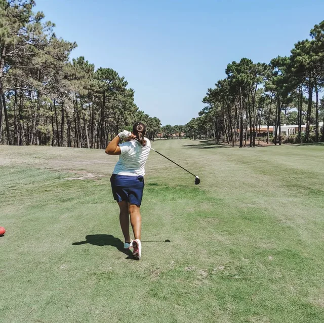 Golfective recording a golf swing